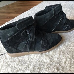 Isabel Marant “Bobby” wedge sneaker BLK size 40